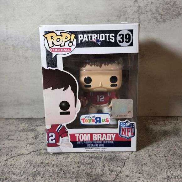 Funko Pop NFL New England Patriots #39 Toys R US Exclusive Tom Brady Chase - Picture 2 of 8
